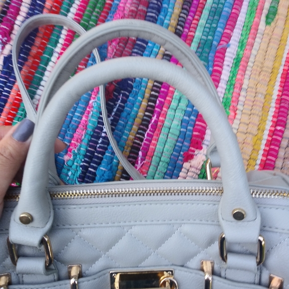 Gray quilted Shoulder - crossbody bag - Picture 8 of 14